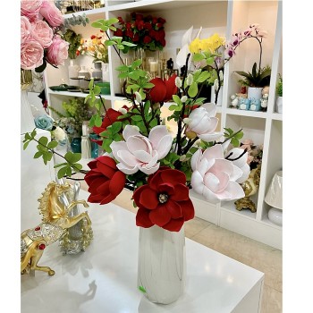 Bình hoa mộc lan để bàn cắm sẵn